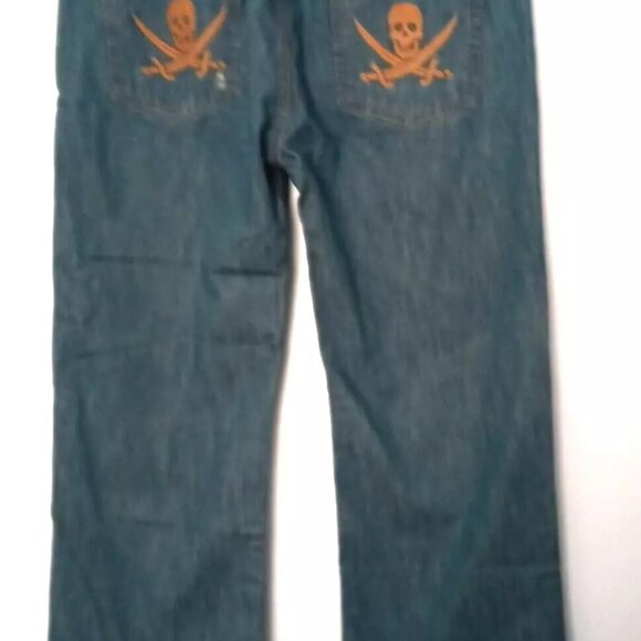 England's Dreaming Keanan Duffty Pirate Jeans Mens   36x30 Grunge Distressed - Picture 1 of 5